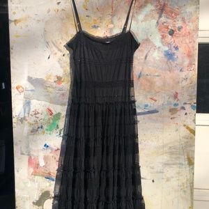 MAX STUDIO BLACK TUILLE DRESS Size M
